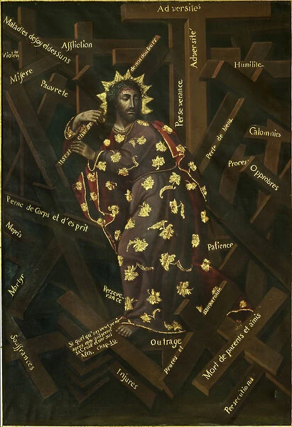 El Cristo de las Cruces, Early 18th cen Artist: Moyen, Francisco (1720-1761)