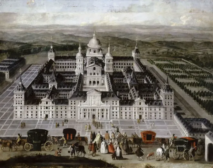 Framed Print : El Escorial. Artist: Anonymous Framed Print : El Escorial. Artist: Anonymous