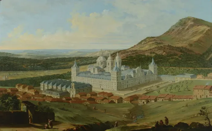 Framed Print : El Escorial, c. 1754 Framed Print : El Escorial, c. 1754