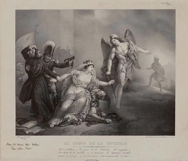 El Genio de la Libertad (The Genius of Liberty), c. 1831. Creator: Rosario Weiss Zorrilla