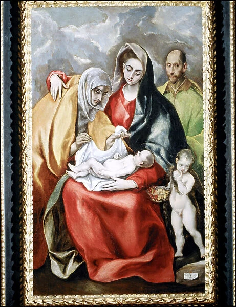 El Greco. Virgen Maria. Jesucristo. San Jose