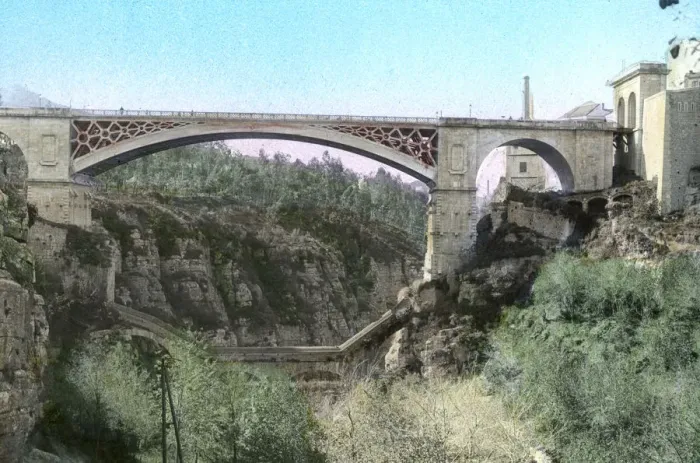 Framed Print : El-Kantara Bridge, Constantine, northeast Algeria Framed Print : El-Kantara Bridge, Constantine, northeast Algeria