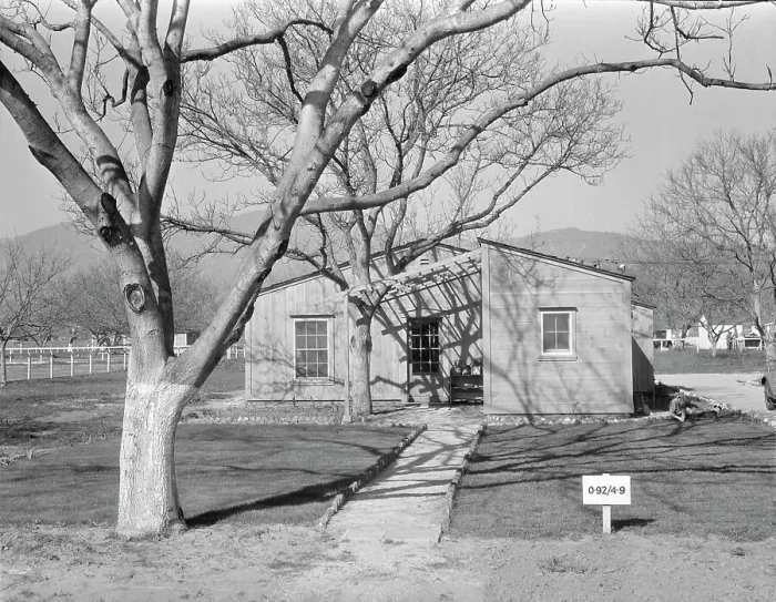 Framed Print : El Monte federal subsistence homesteads, California, 1936. Creator: Dorothea Lange Framed Print : El Monte federal subsistence homesteads, California, 1936. Creator: Dorothea Lange