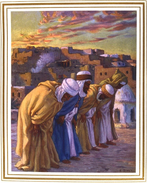 El Rekaa ou L inclination (La Priere) (Prayer of Inclination), 1918. Artist: Etienne Dinet