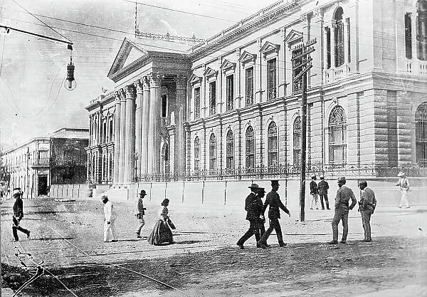 El Salvador - President's Palace, San Salvador, 1911. Creator: Harris & Ewing. El Salvador - President's Palace, San Salvador, 1911. Creator: Harris & Ewing