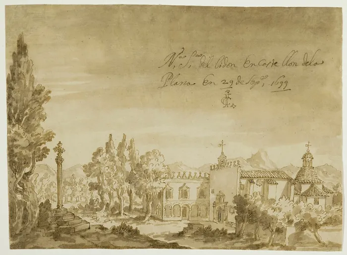 Framed Print : El santuario- basilica de Nuestra Senora del Lledo en Castellon de la Plana, 1699. Creator: Juan Conchillos Falco Framed Print : El santuario- basilica de Nuestra Senora del Lledo en Castellon de la Plana, 1699. Creator: Juan Conchillos Falco