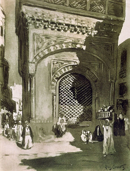 El-Sebil, Cairo, Egypt, 1928. Artist: Louis Cabanes