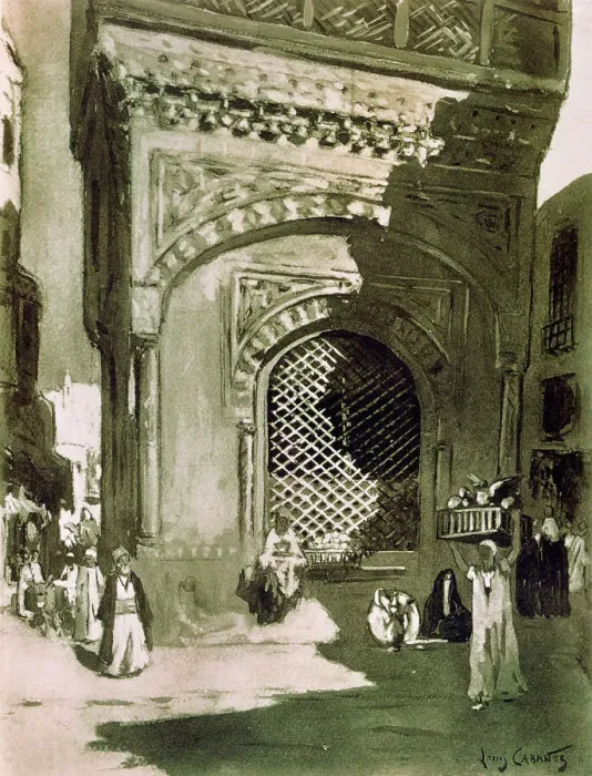 Framed Print : El-Sebil, Cairo, Egypt, 1928. Artist: Louis Cabanes Framed Print : El-Sebil, Cairo, Egypt, 1928. Artist: Louis Cabanes