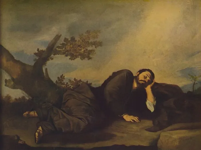 Framed Print : El Sueno De Jacob, (Jacobs Dream), 1639, (c1934). Artist: Jusepe de Ribera Framed Print : El Sueno De Jacob, (Jacobs Dream), 1639, (c1934). Artist: Jusepe de Ribera