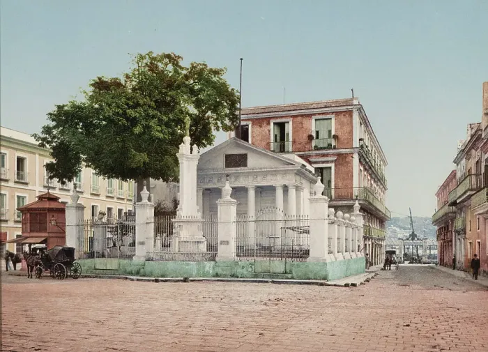 Framed Print : El Templete, Habana, c1900. Creator: William H. Jackson. El Templete, Habana, c1900. Creator: William H. Jackson Framed Print : El Templete, Habana, c1900. Creator: William H. Jackson. El Templete, Habana, c1900. Creator: William H. Jackson