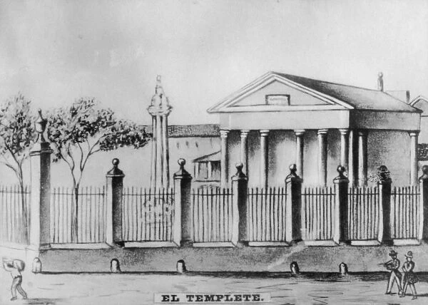 El Templete, Plaza de Armes, Havana, Cuba, c1910