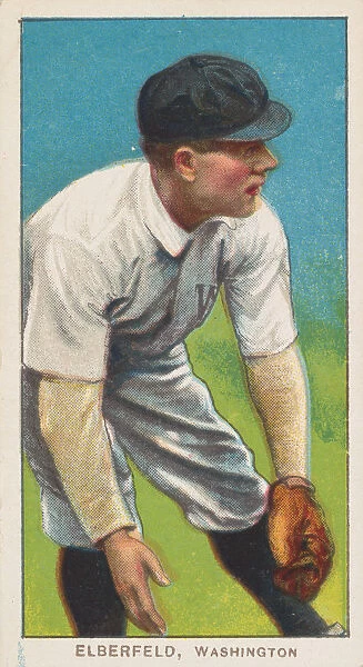 Elberfeld, Washington, American League, from the White Border series (T206) for the Ame