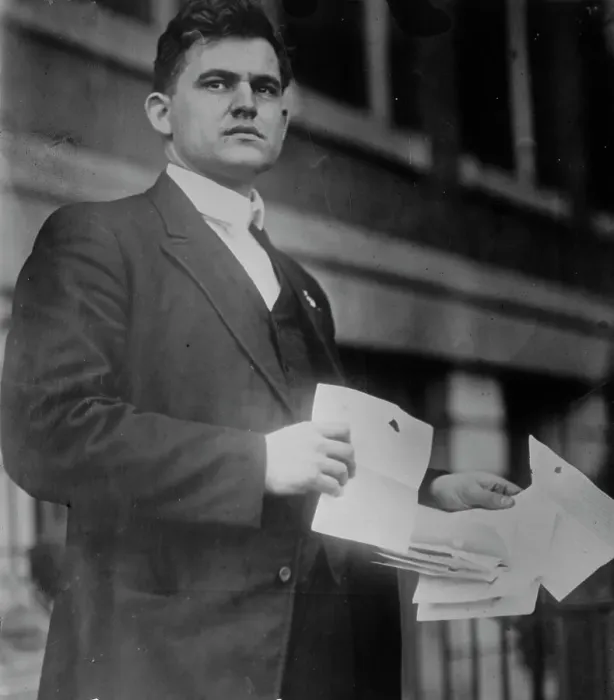 Framed Print : Elbert Martin and bullet-pierced speech, 1912. Creator: Bain News Service Framed Print : Elbert Martin and bullet-pierced speech, 1912. Creator: Bain News Service