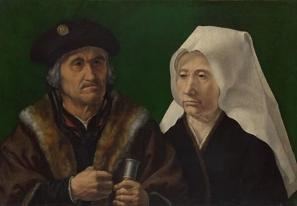 An Elderly Couple, c. 1520. Artist: Gossaert, Jan (ca. 1478-1532)