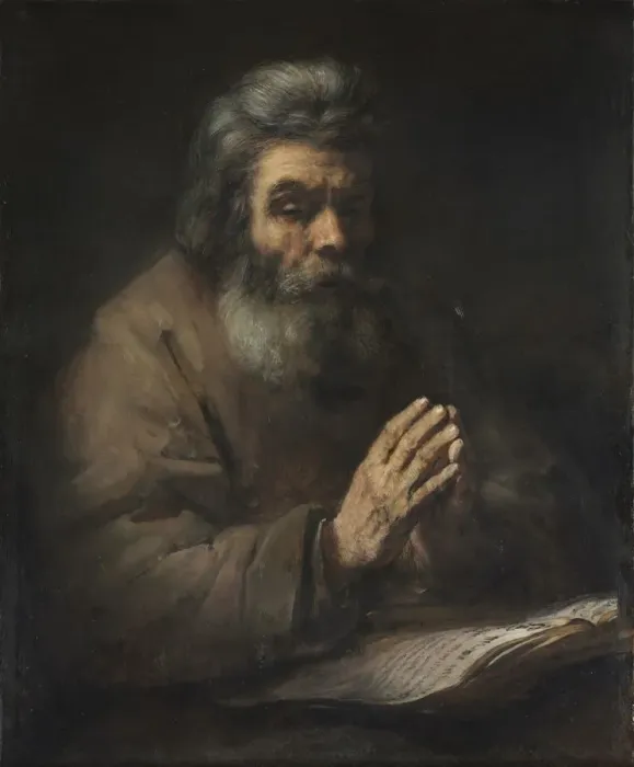 Framed Print : An Elderly Man in Prayer, 1660s or later. Creator: Rembrandt van Rijn (Dutch, 1606-1669) Framed Print : An Elderly Man in Prayer, 1660s or later. Creator: Rembrandt van Rijn (Dutch, 1606-1669)