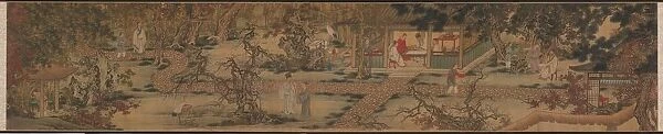 The Nine Elders of the Mountain of Fragrance, 1426-1452. Creator: Xie Huan (Chinese, c
