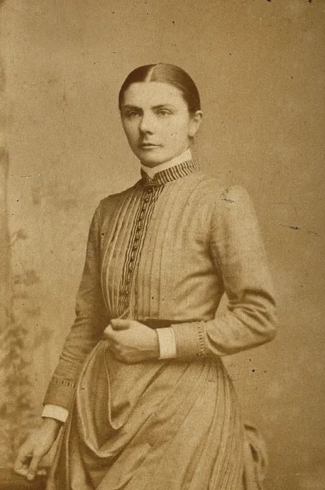 Framed Print : Eleanor Warner, c1886. Creator: Boning and Small Framed Print : Eleanor Warner, c1886. Creator: Boning and Small