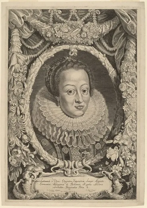 Framed Print : Eleanora, Wife of Ferdinand II, 1640s. Creator: Pieter van Sompel Framed Print : Eleanora, Wife of Ferdinand II, 1640s. Creator: Pieter van Sompel