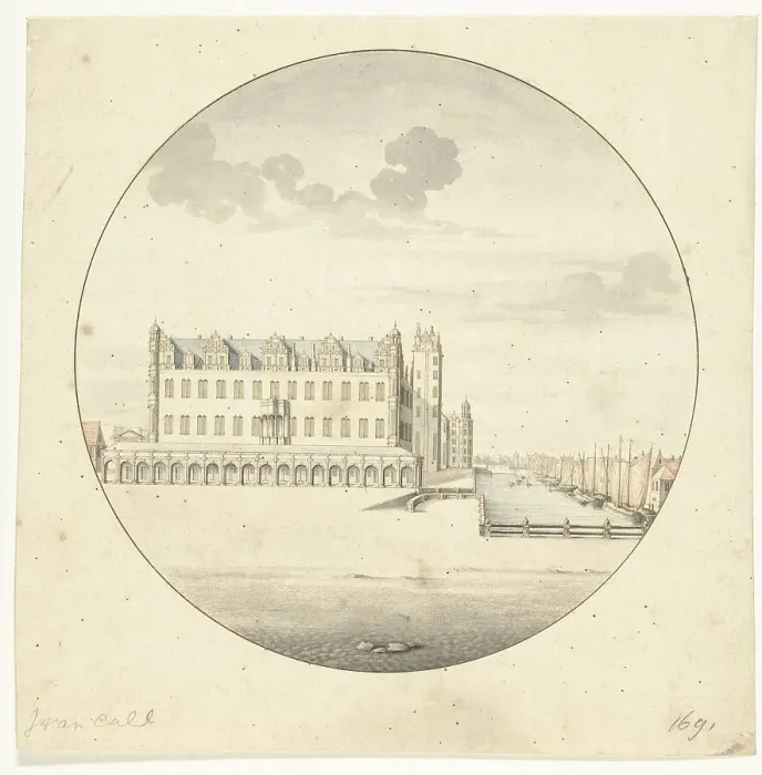 Framed Print : Electors Palace in Berlin, 1685-1695. Creator: Jan van Call Framed Print : Electors Palace in Berlin, 1685-1695. Creator: Jan van Call