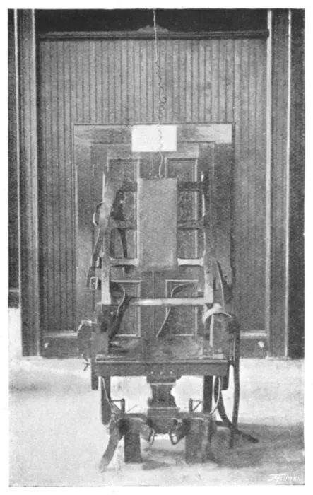 Framed Print : Electric chair, 1898