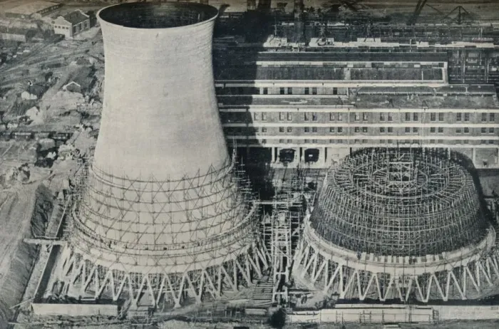 Framed Print : Electrical Power Station at Water Orton, Hams Hall, near Birmingham, 1928 Framed Print : Electrical Power Station at Water Orton, Hams Hall, near Birmingham, 1928