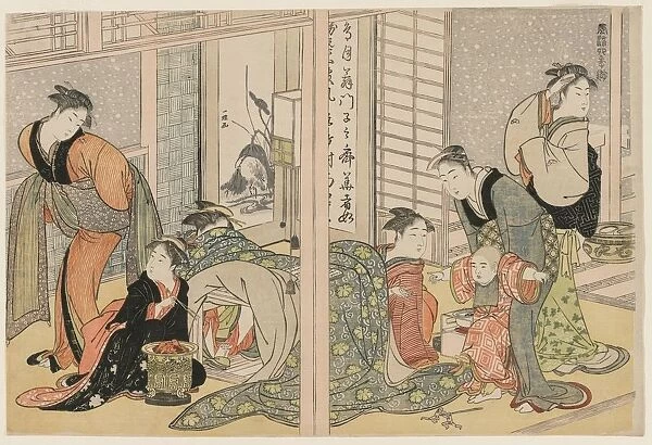 Elegant Pleasures of the Four Seasons, c. 1782. Creator: Kitagawa Utamaro (Japanese