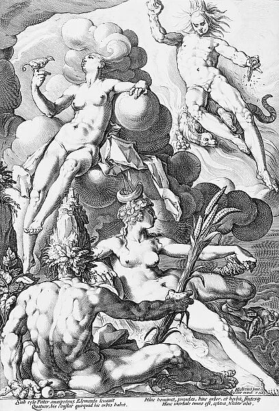 The Four Elements, 1588. Creator: Jacob Matham