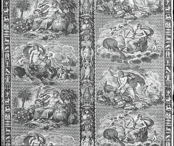 The Elements (Furnishing Fabric), Munster, c. 1810. Creator: Hartmann et Fils