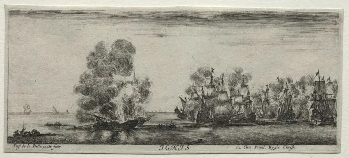 Framed Print : The Four Elements: Ignis. Creator: Stefano Della Bella (Italian, 1610-1664) Framed Print : The Four Elements: Ignis. Creator: Stefano Della Bella (Italian, 1610-1664)