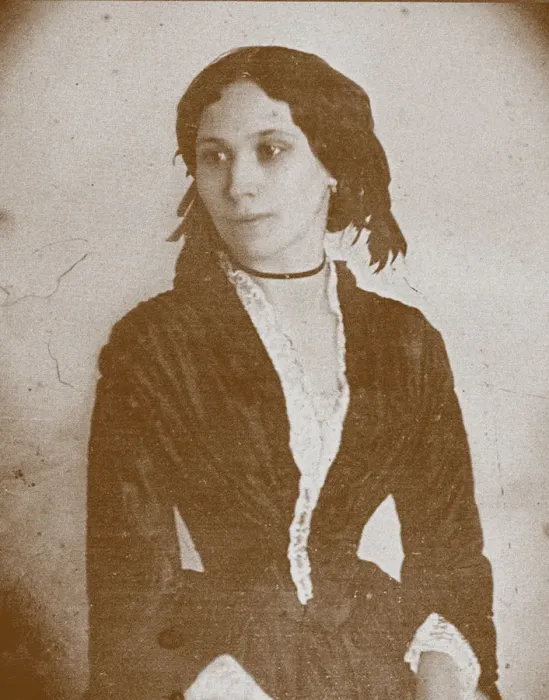 Framed Print : Elena Alexandrovna Denisyeva (1826-1864), ca 1860. Artist: Anonymous Framed Print : Elena Alexandrovna Denisyeva (1826-1864), ca 1860. Artist: Anonymous