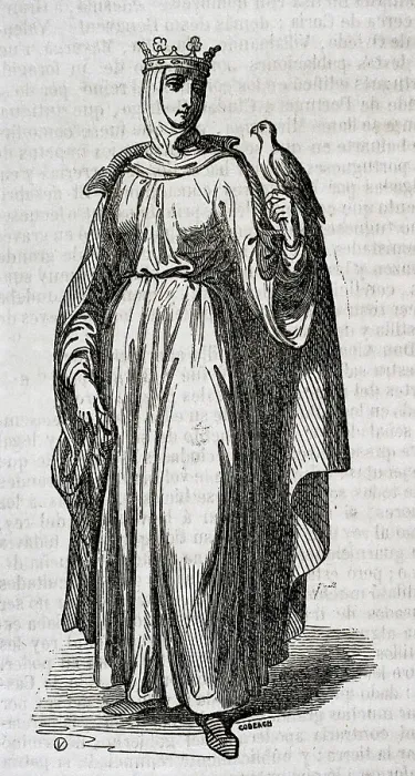 Framed Print : Eleonor of England, 1852. Creator: Coderch Framed Print : Eleonor of England, 1852. Creator: Coderch
