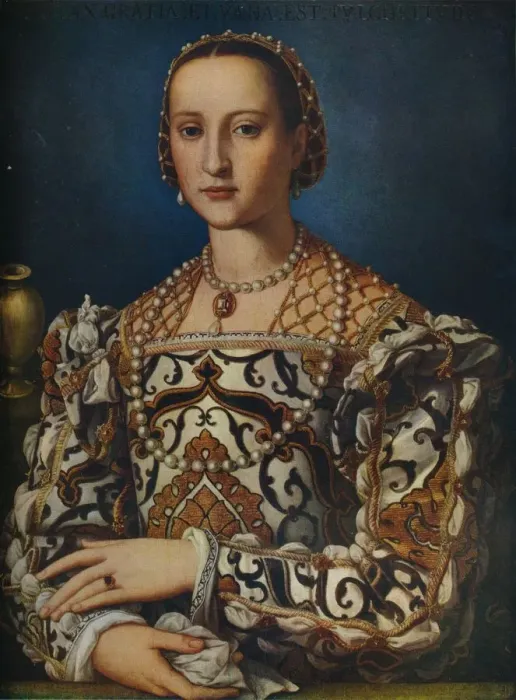 Framed Print : Eleonora di Toledo, c1562-1572, (1930). Creator: Agnolo Bronzino Framed Print : Eleonora di Toledo, c1562-1572, (1930). Creator: Agnolo Bronzino