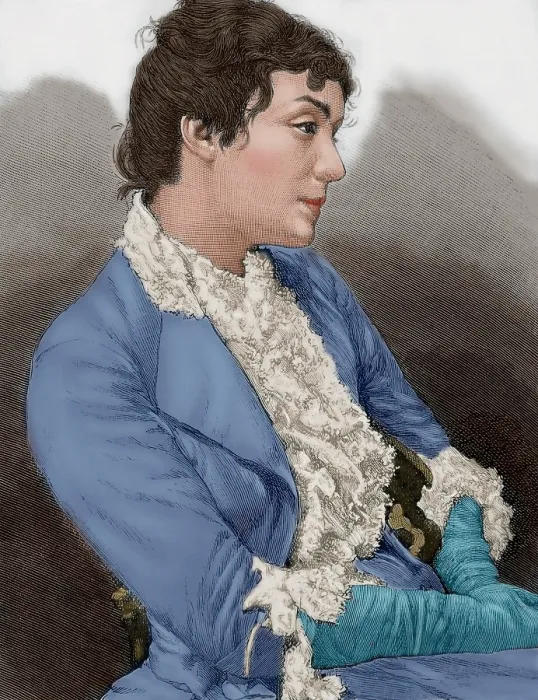 Framed Print : Eleonora Duse (1858-1924), Italian actress, 19th century. Creator: Unknown Framed Print : Eleonora Duse (1858-1924), Italian actress, 19th century. Creator: Unknown