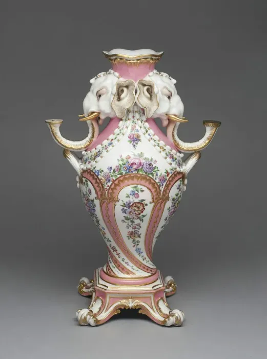 Framed Print : Elephant Candelabrum Vase (Vase aTete d Elephant), Sevres, 1757 / 58 Framed Print : Elephant Candelabrum Vase (Vase aTete d Elephant), Sevres, 1757 / 58