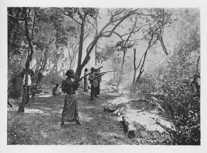 Framed Print : Elephant Kraaling in Ceylon Towards the Stockade, c1890, (1910). Artist: Alfred William Amandus Plate Framed Print : Elephant Kraaling in Ceylon Towards the Stockade, c1890, (1910). Artist: Alfred William Amandus Plate