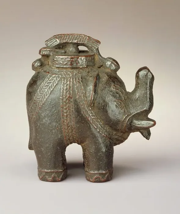 Framed Print : Elephant-Shaped Box, 19th century. Creator: Unknown Framed Print : Elephant-Shaped Box, 19th century. Creator: Unknown