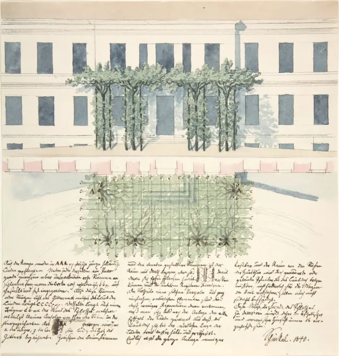 Framed Print : Elevation and Plan of the Facade of a Building, 1840 Framed Print : Elevation and Plan of the Facade of a Building, 1840