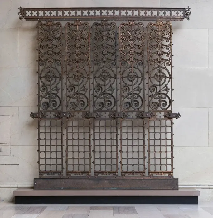 Framed Print : Elevator Grille from the Manhattan Building, Chicago, Illinois, 1889-91 Framed Print : Elevator Grille from the Manhattan Building, Chicago, Illinois, 1889-91