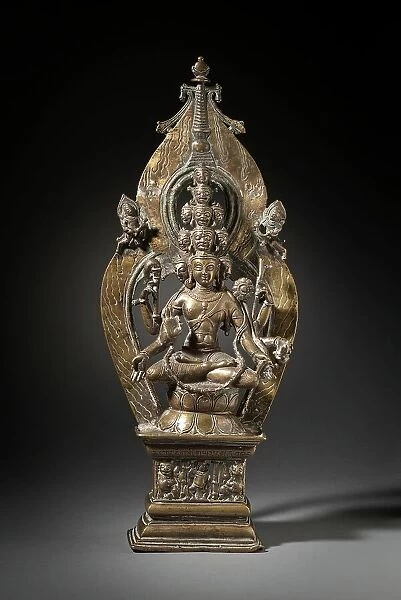 Eleven-Headed Avalokiteshvara (image 1 of 6), early 11th century. Creator: Unknown