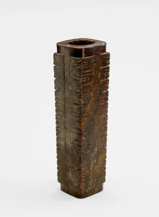Framed Print : Eleven-tier tube (cong ?) with masks, Late Neolithic period, ca. 3300-2250 BCE Framed Print : Eleven-tier tube (cong ?) with masks, Late Neolithic period, ca. 3300-2250 BCE