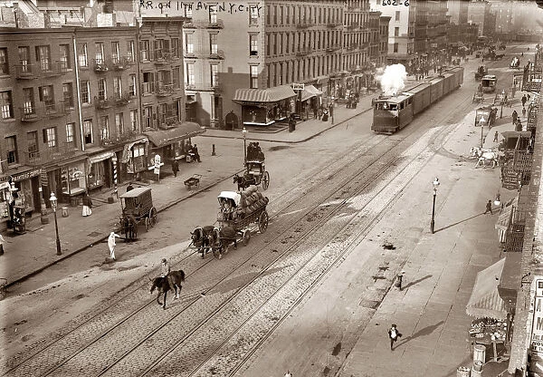 Eleventh Avenue and New York Central Railroad, c. 1911