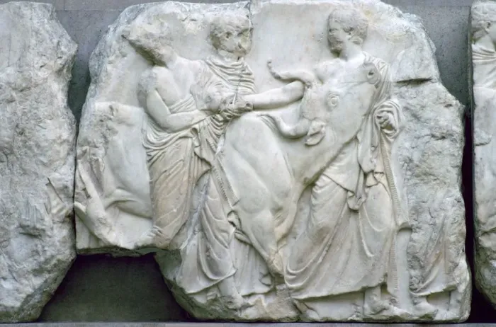 Framed Print : Part of the Elgin Marbles from the Parthenon, 5th century BC Framed Print : Part of the Elgin Marbles from the Parthenon, 5th century BC