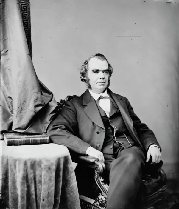Framed Print : Eliakim Hastings Moore of Ohio, between 1860 and 1875. Creator: Unknown Framed Print : Eliakim Hastings Moore of Ohio, between 1860 and 1875. Creator: Unknown