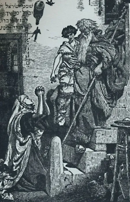 Framed Print : Elijah and the Widows Son, c1840-1890, (1923). Artist: Ford Madox Brown Framed Print : Elijah and the Widows Son, c1840-1890, (1923). Artist: Ford Madox Brown