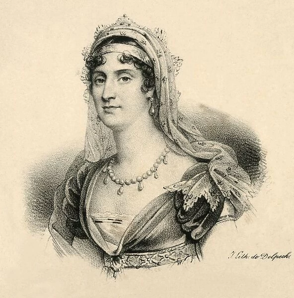 Elisa. Grande-Duchesse de Toscanne, (1777-1820), c1830. Creator: Francois-Seraphin Delpech