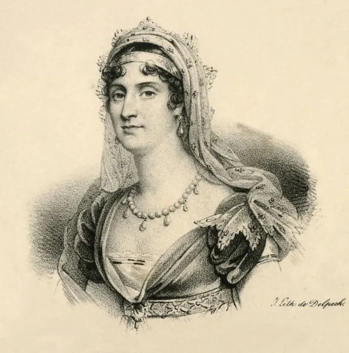 Framed Print : Elisa. Grande-Duchesse de Toscanne, (1777-1820), c1830. Creator: Francois-Seraphin Delpech Framed Print : Elisa. Grande-Duchesse de Toscanne, (1777-1820), c1830. Creator: Francois-Seraphin Delpech