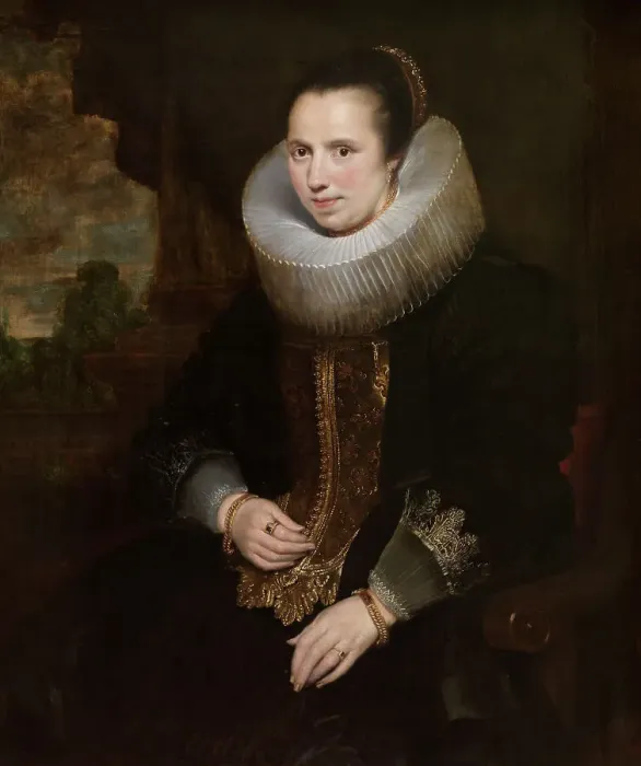 Framed Print : Elisabeth Hoegaerts, 1625. Creator: Cornelis de Vos Framed Print : Elisabeth Hoegaerts, 1625. Creator: Cornelis de Vos