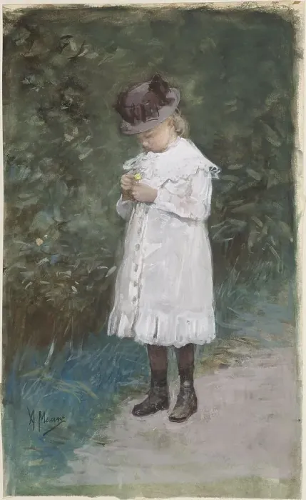 Framed Print : Elisabeth Mauve (b. 1875), Daughter of the Artist, 1875-1888. Creator: Anton Mauve Framed Print : Elisabeth Mauve (b. 1875), Daughter of the Artist, 1875-1888. Creator: Anton Mauve