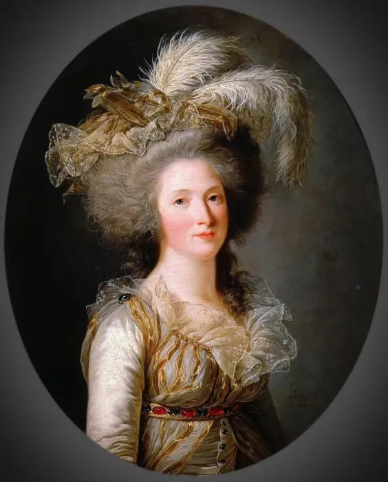 Framed Print : Elisabeth Philippine Marie Helene de Bourbon. Artist: Labille-Guiard, Adelaide (1749-1803) Framed Print : Elisabeth Philippine Marie Helene de Bourbon. Artist: Labille-Guiard, Adelaide (1749-1803)