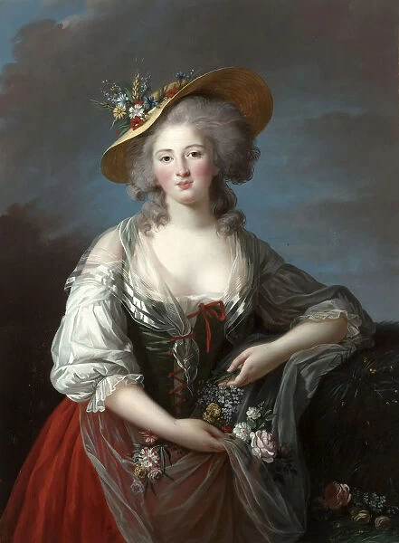 Elisabeth Philippine Marie Helene de Bourbon. Artist: Vigee-Lebrun, Marie Louise Elisabeth (1755-1842)